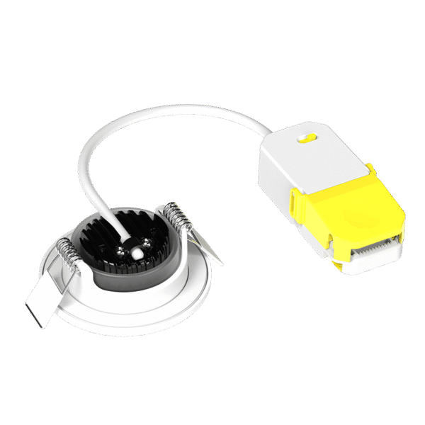 Spot LED Encastrable Orientable NEO L – Ultra Plat  (Blanc / Noir / Alu brossé) – Image 4