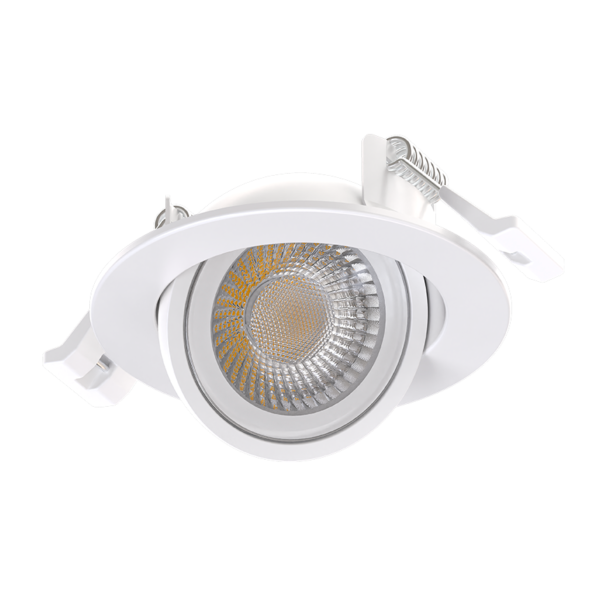 Spot encastré Orientable 90 ° et Rotatif 360° NEO LR - Compact (Blanc, Noir)
