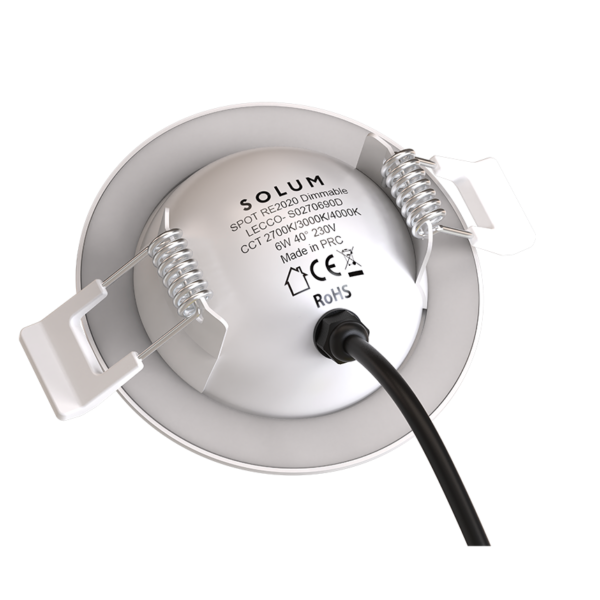 Spot encastré Orientable 90 ° et Rotatif 360° NEO LR - Compact (Blanc, Noir) – Image 2