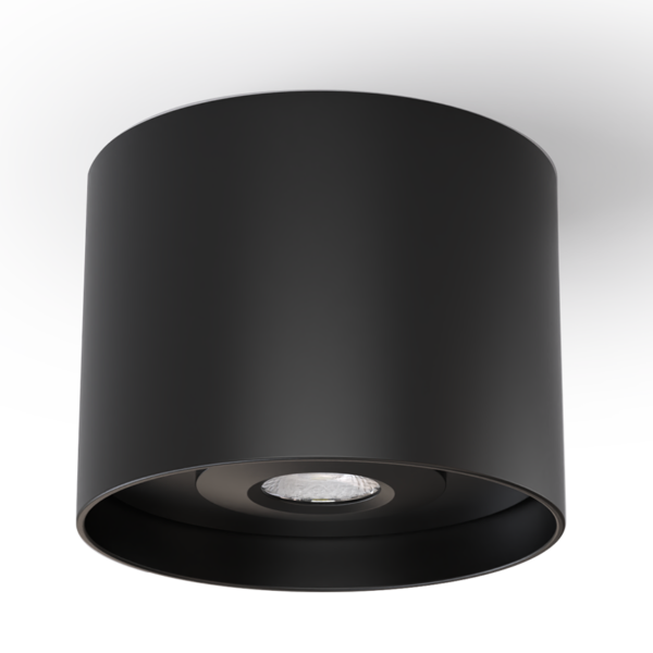 Support Spot LED plafond béton DECOCIEL (Blanc / Noir)