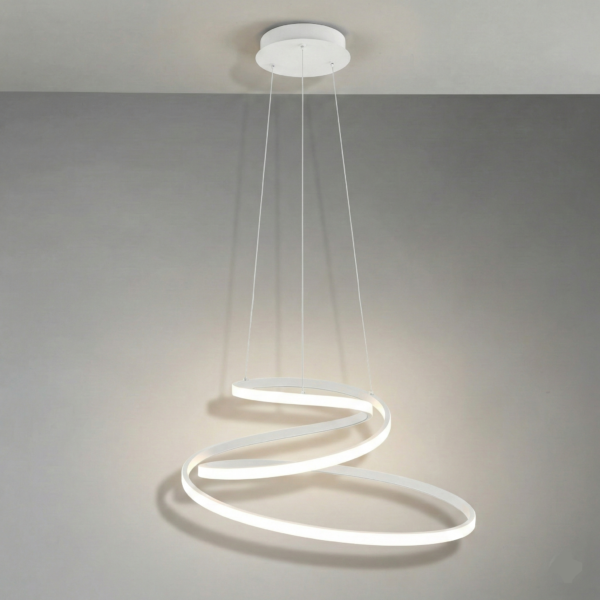Suspension LED Circulaire Design style coaster (3 couleurs au choix) – Image 4