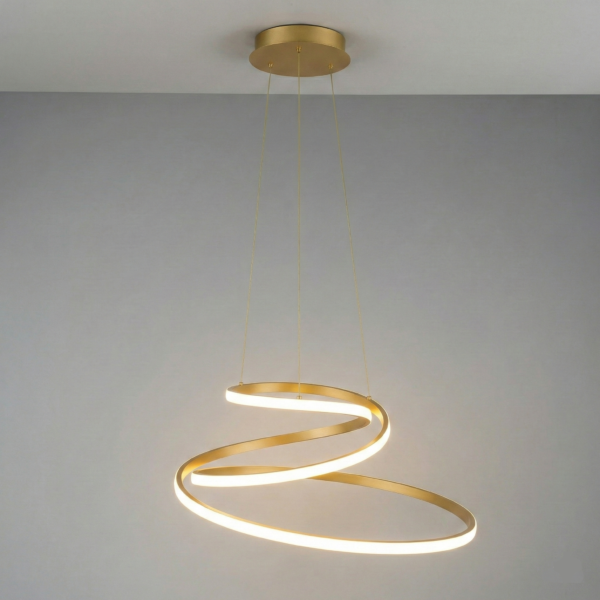 Suspension LED Circulaire Design style coaster (3 couleurs au choix) – Image 3
