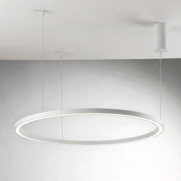 Suspension LED Circulaire Design Aluminium (3 tailles, 3 couleurs au choix) – Image 9