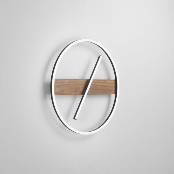 Plafonnier - Applique LED Noir effet bois – Image 2