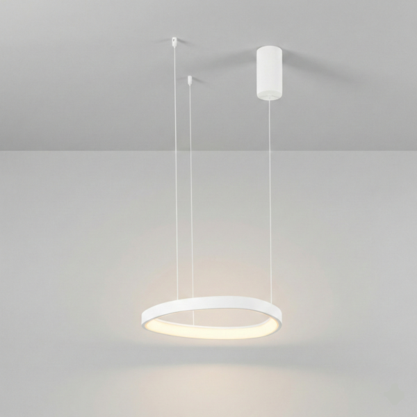 Suspension LED Ronde asymétrique (3 tailles, 2 couleurs au choix) – Image 4