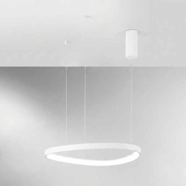 Suspension LED Ronde asymétrique (3 tailles, 2 couleurs au choix) – Image 5