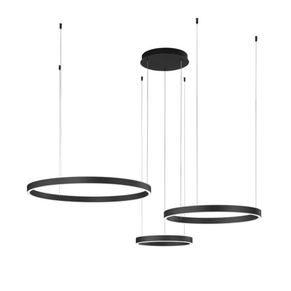 Suspension LED 3 Cercles 120W (3 couleurs au choix) – Image 2