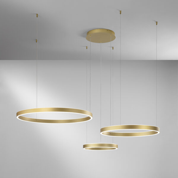 Suspension LED 3 Cercles 120W (3 couleurs au choix) – Image 3