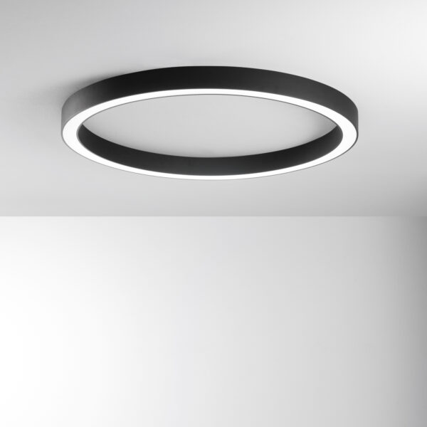 Plafonnier LED Circulaire, CCT - Noir (3 tailles) – Image 4