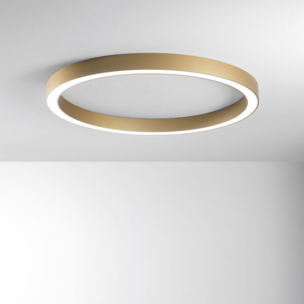 Plafonnier LED Circulaire, CCT - Or (3 tailles) – Image 4