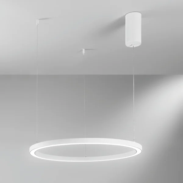 Suspension LED Circulaire Design Aluminium (3 tailles, 3 couleurs au choix) – Image 7