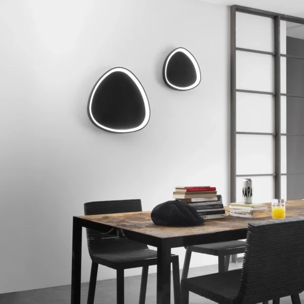 Applique LED Ronde Asymétrique (3 tailles, 2 couleurs au choix) – Image 6