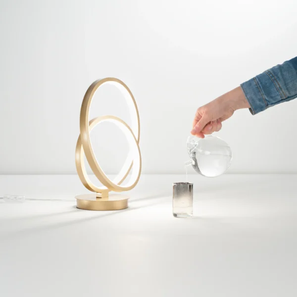 Lampe à Poser LED Design Circulaire Tourbillon (3 couleurs au choix) – Image 4