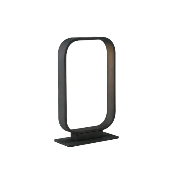 Lampe à Poser LED Noire – Design Épuré (2 couleurs de LED au choix) – Image 2