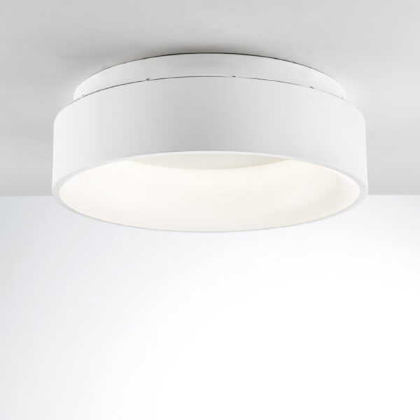 Plafonnier LED Circulaire Aluminium (2 tailles, 3 couleurs au choix) – Image 6
