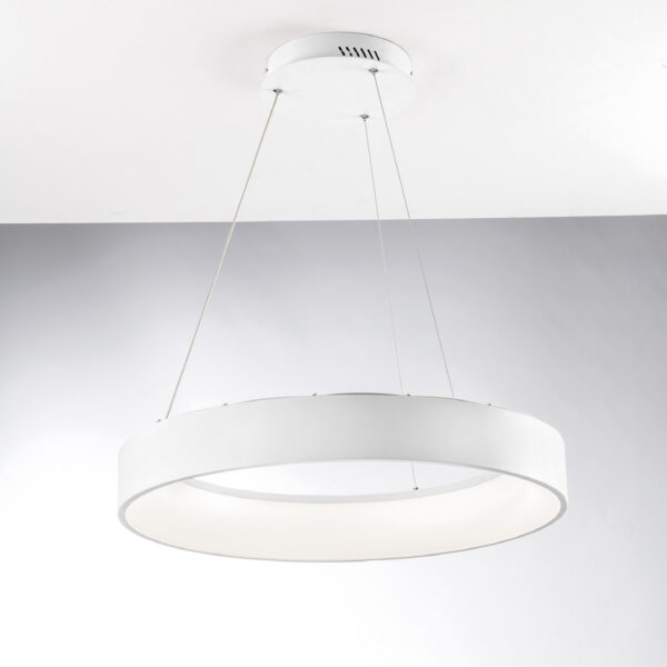Suspension LED Circulaire Aluminium (3 couleurs au choix) – Image 3