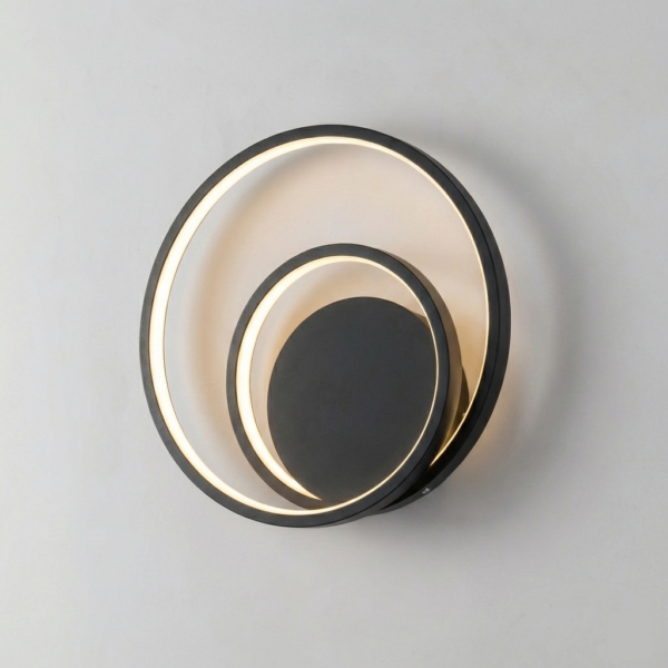 Applique LED Design Circulaire Tourbillon (3 couleurs au choix)