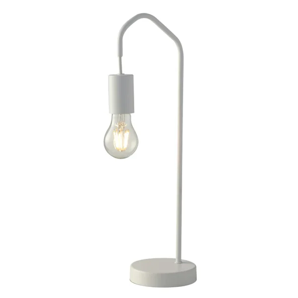 Lampe à poser métal minimaliste (Blanc ou Noir) – Image 4