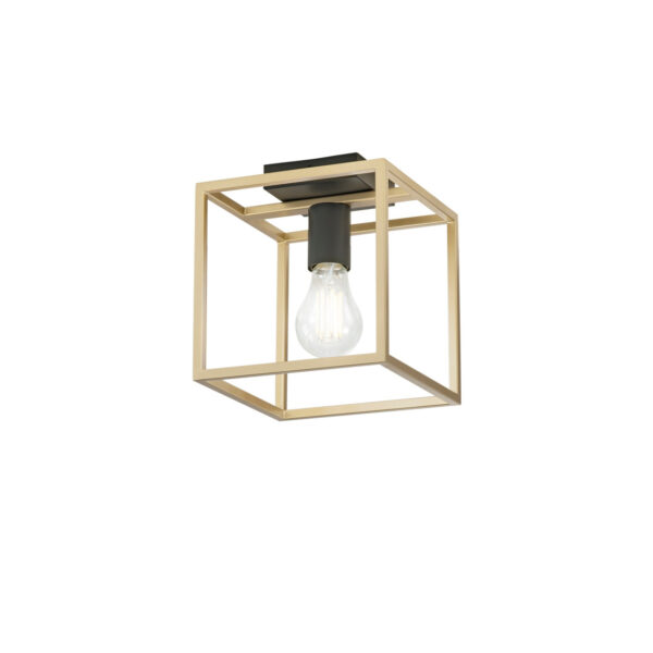 Plafonnier Linéaire noir et or (1 ou 4 lampes) – Image 4