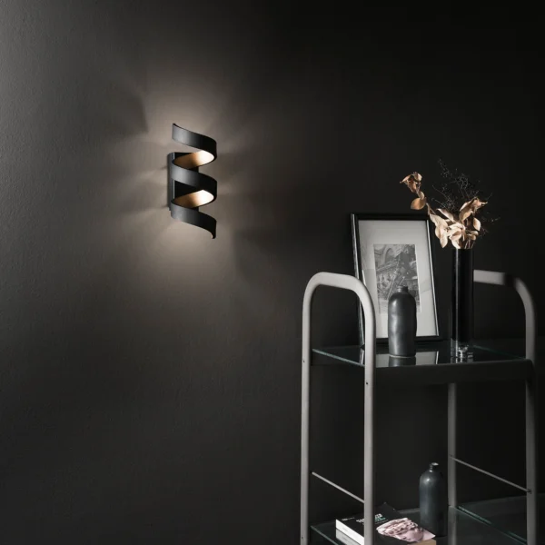 Applique LED Spirale 6 ronds design aluminium (2 couleurs au choix) – Image 5