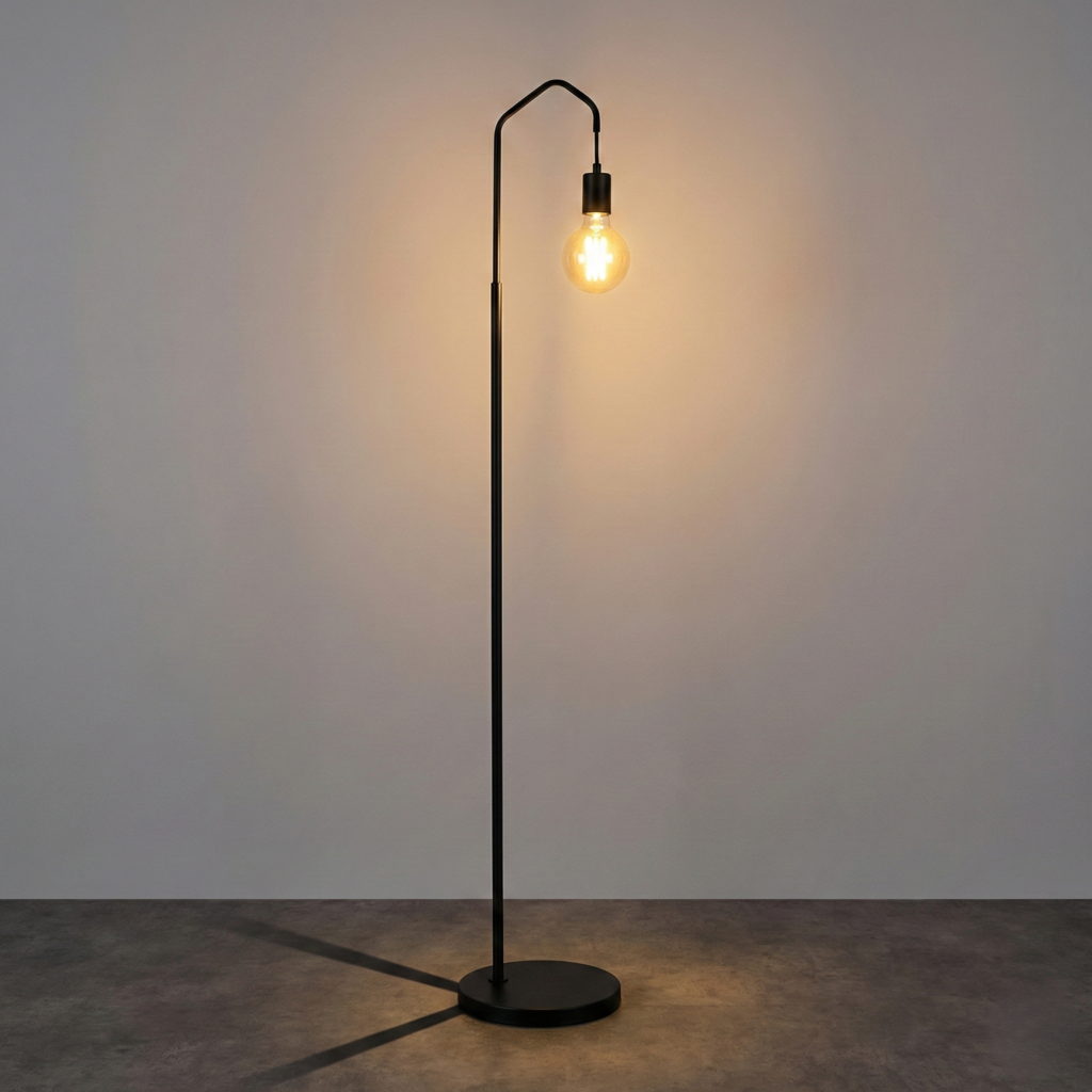 Lumi_One - Lampadaire Habitat Noir