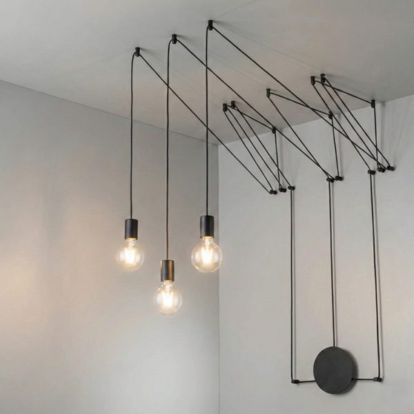 Lumi_One - Plafonnier Habitat Noir 3