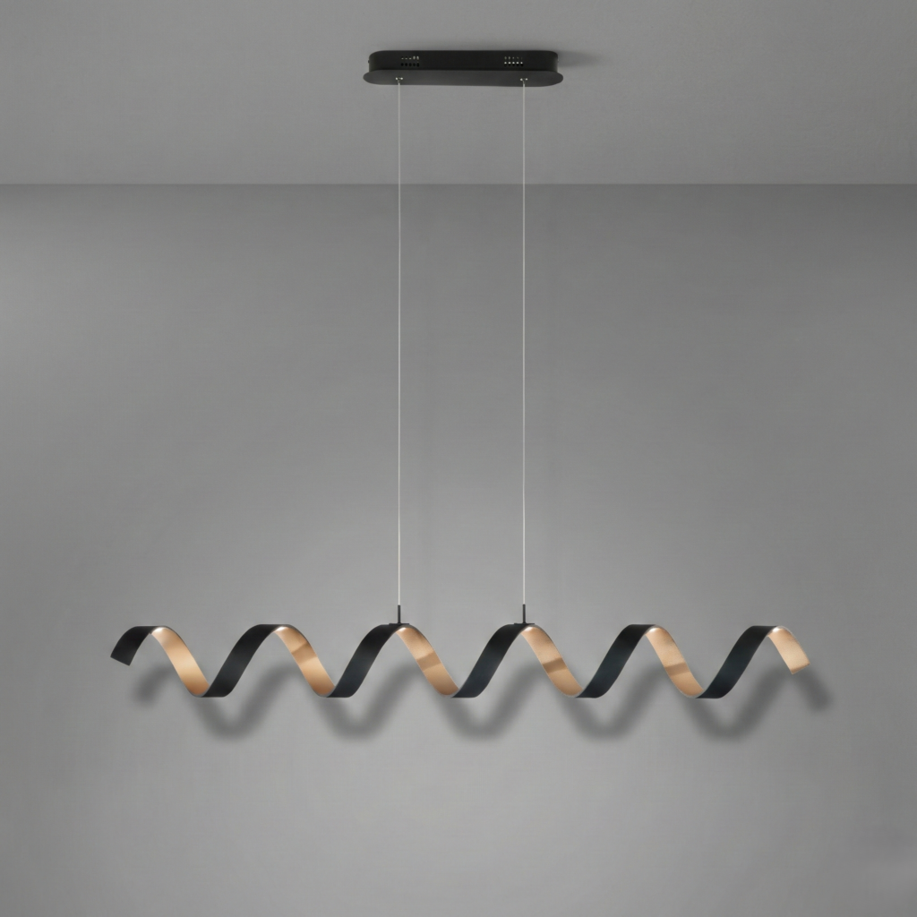 Suspension Noir grand format