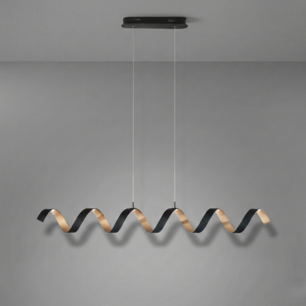 Suspension Noir grand format