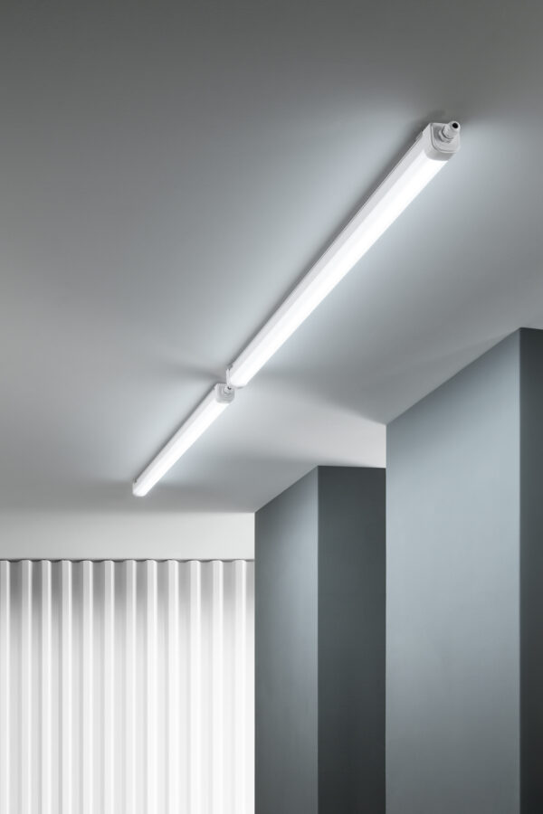 Réglette LED linéaire étanche blanche IP65 (3 tailles) – Image 4