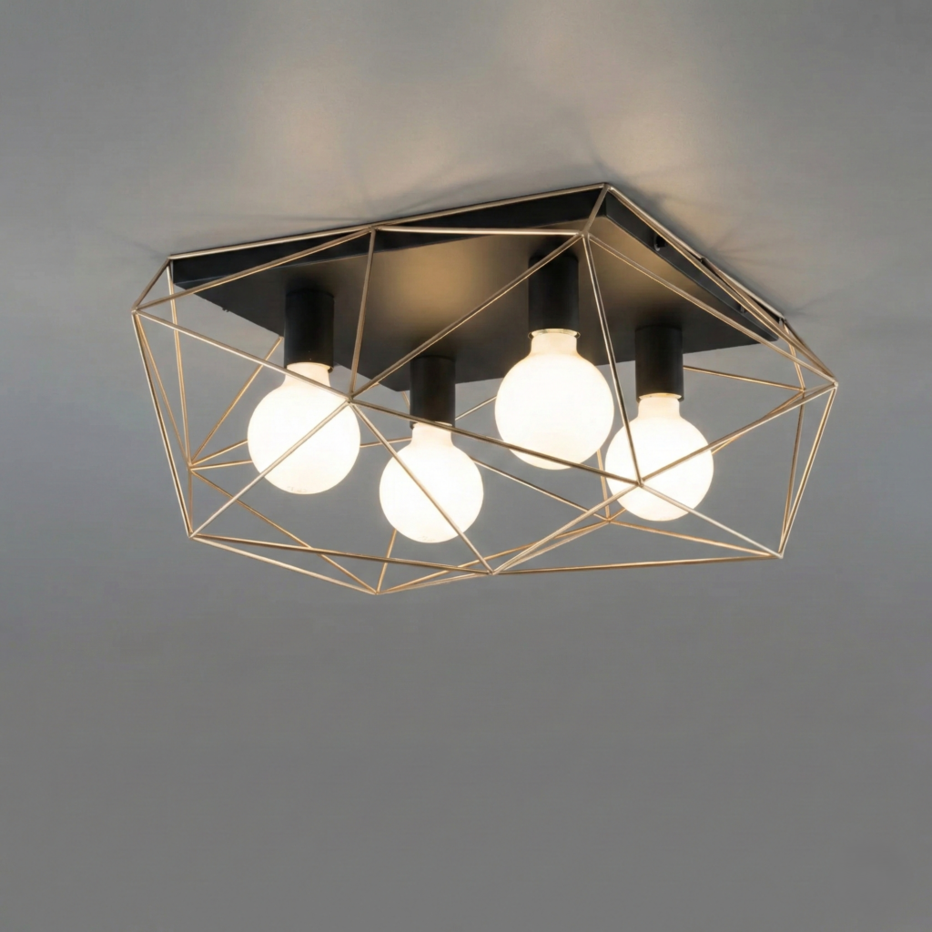 Lumi_one - Plafonnier Abraxas noir 4