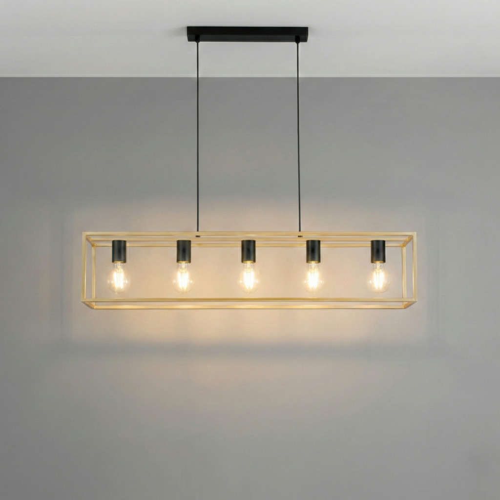 Lumi_one - Suspension 5 lampes Kimera