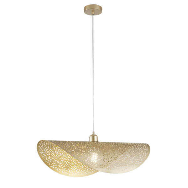 Suspension métal perforé ondulé (2 tailles / 3 couleurs) – Image 2