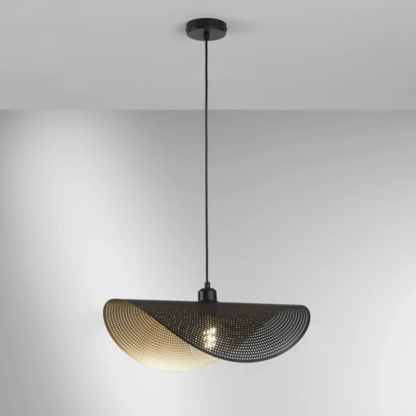 Suspension métal perforé ondulé (2 tailles / 3 couleurs) – Image 3