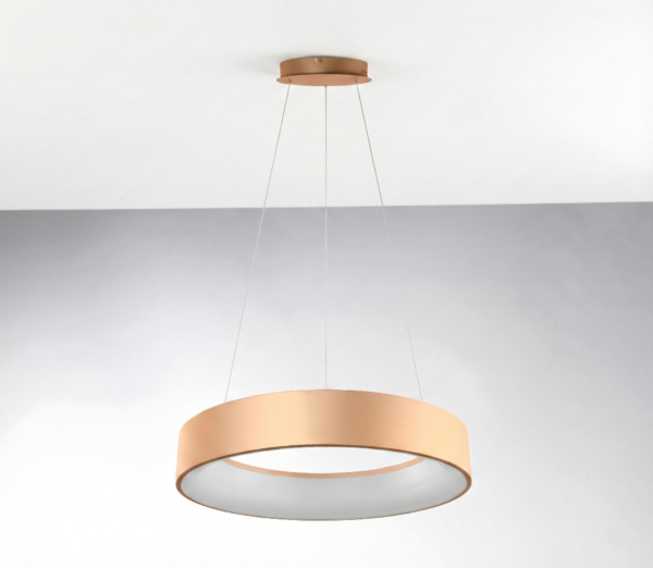 Suspension LED Circulaire Aluminium (3 couleurs au choix) – Image 2