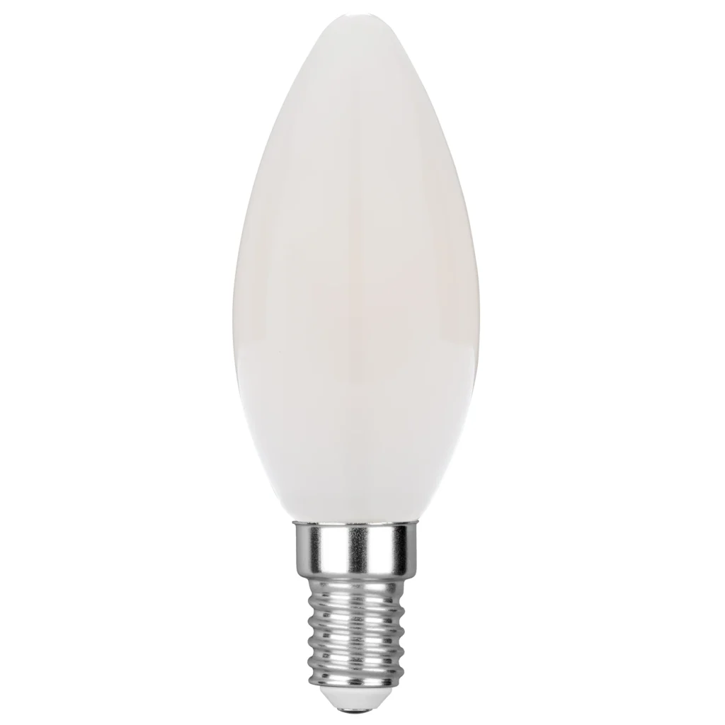 Ampoule LED Flamme E14 Verre Ambré (400lm ou 680lm - 3 teintes de blanc) – Image 2