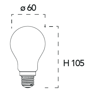 Ampoule LED E27 Opaque à filaments 950lm - 2000lm (3 teintes de blanc) – Image 3