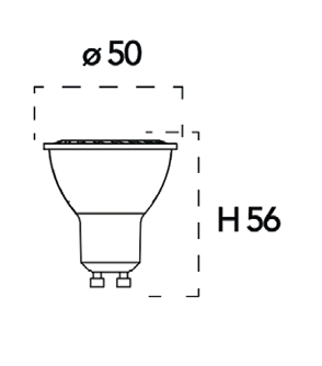 Ampoule LED GU10 spot Basse consommation 3W-475-550lm (3 Teintes de blanc) – Image 2