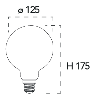 Ampoule LED globe E27 XL verre blanc filament 950-2000lm (3 teintes de blanc) – Image 3