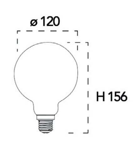 Ampoule LED globe E27, Ø120, 1850 lm (4 teintes de blanc) – Image 2
