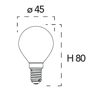 Ampoule LED COB à filament globe E14, 400lm (3 teintes de blanc) KIT DE 3 – Image 2