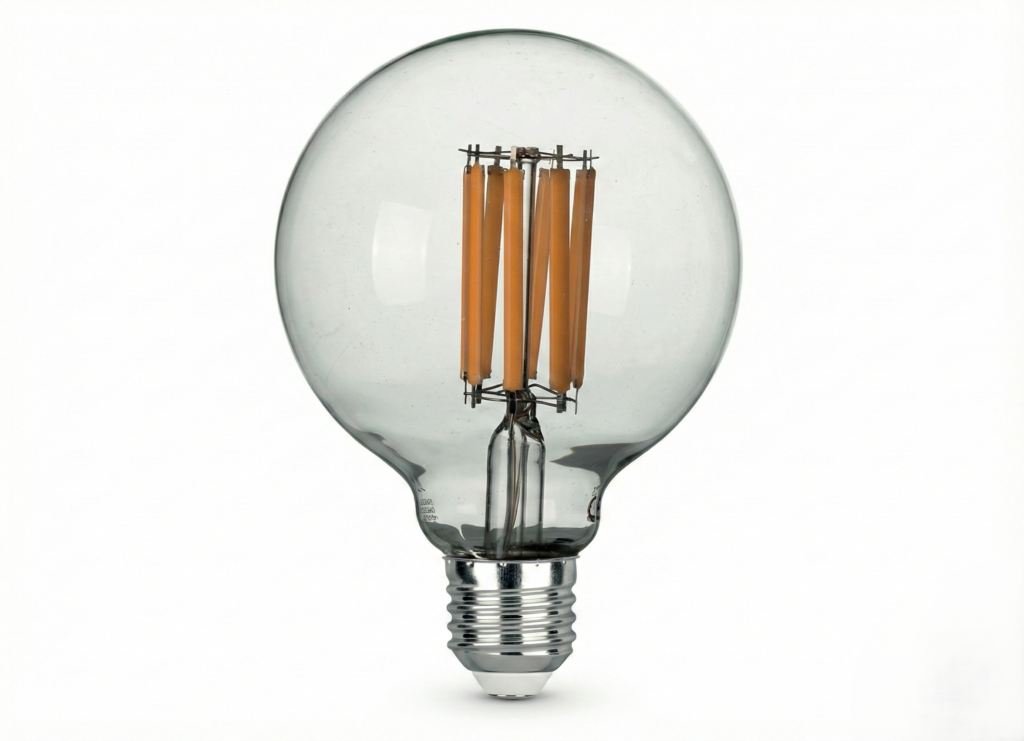 Ampoule LED globe E27 verre transparent 8w-1055lm, 16w-2300lm (3 Teintes de blanc) – Image 3