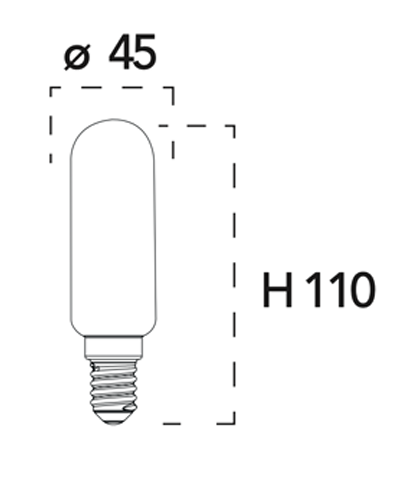 Ampoule LED E27 tubulaire filament 8w-1055lm (3 Teintes de blanc) – Image 2