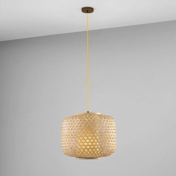 Suspension bambou naturel tressé - 3 Tailles au choix – Image 5
