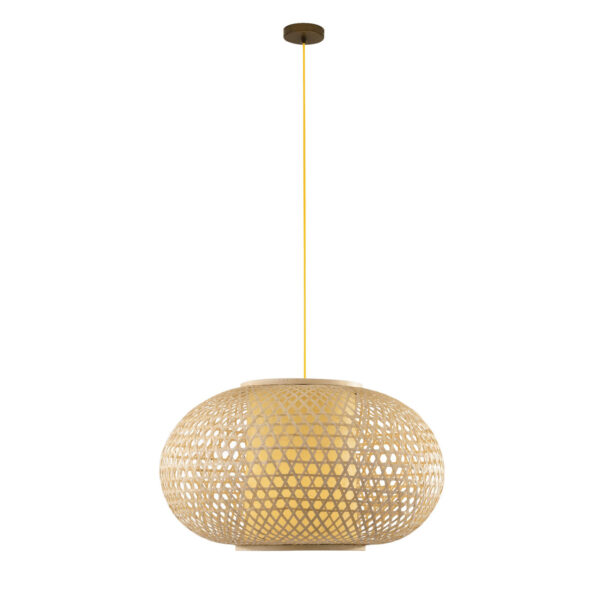 Suspension bambou naturel tressé - 3 Tailles au choix – Image 3