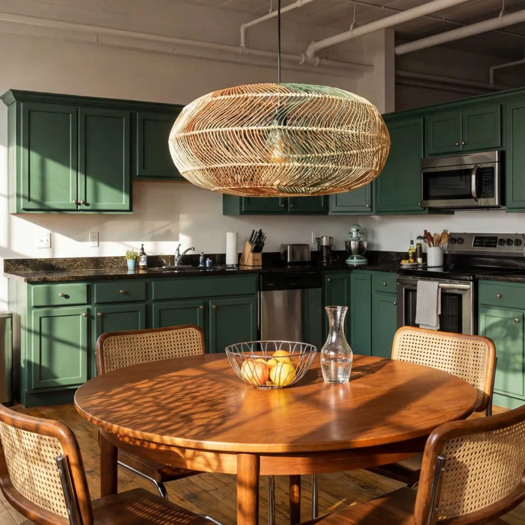 Suspension XXL en rotin tressé 4 couleurs – Image 4