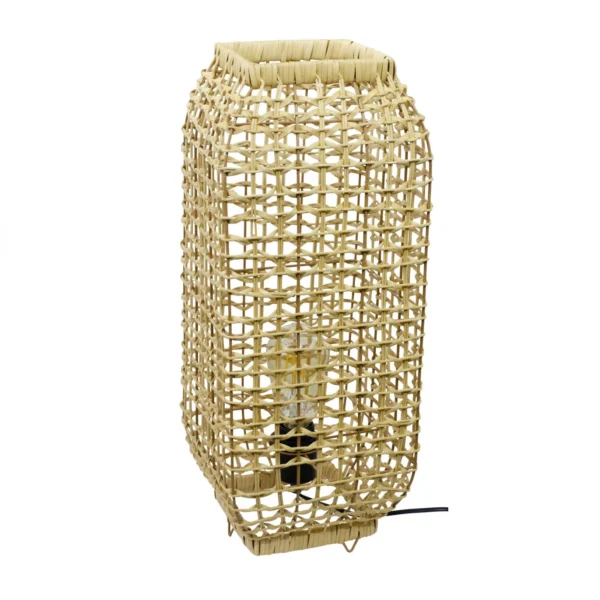 Lampe à poser rotin tressé naturel (Hauteur 42cm ou 52cm) – Image 5