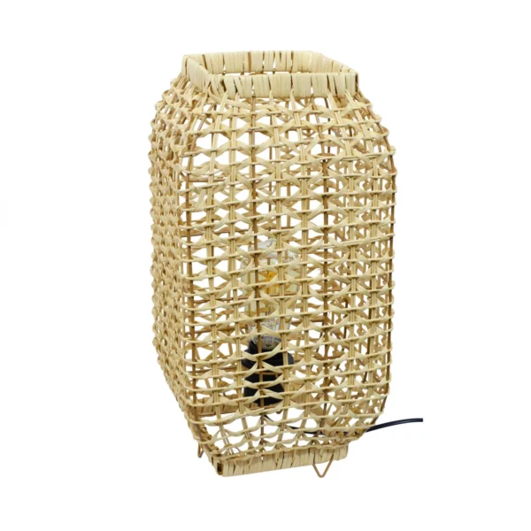 Lampe à poser rotin tressé naturel (Hauteur 42cm ou 52cm) – Image 4