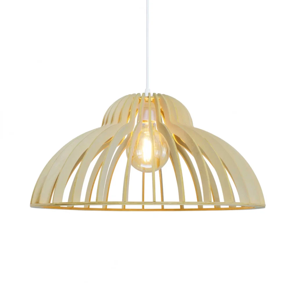 Lumi_one - Suspension bois peuplier