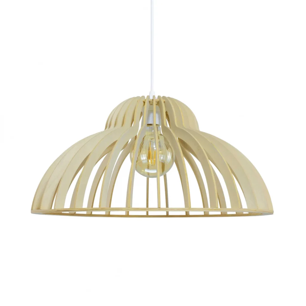 Suspension bois dôme ajourée (Ø35cm, Ø50cm, Ø80cm) – Image 6