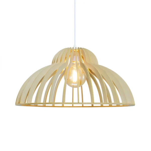 Lumi_one - Suspension bois peuplier